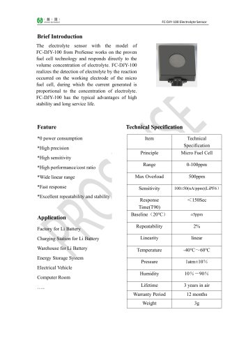 FC-DJY-100ElectrolyteSensor