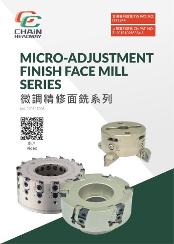 MICRO-ADJUSTMENT FINISH FACE MILL SERIES