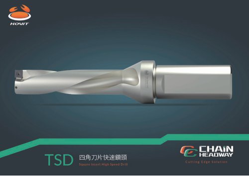 TSD Square Insert High Speed Drill