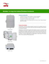 SlimBox®  4-Drop Port Indoor/Outdoor Enclosure