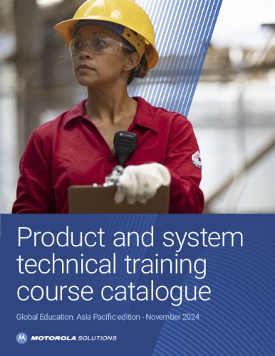Product and system technical training course catalogue