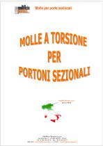 MOLLE A TORSIONE PER PORTONI SEZIONALI - 1