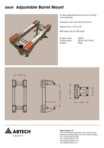 30029 Adjustable Barrel Mount