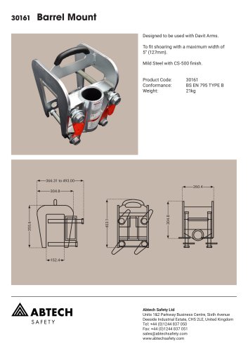 30161 Barrel Mount