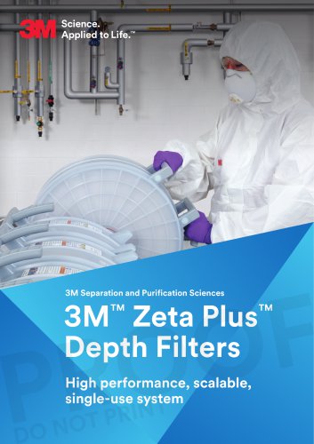 3M&trade; Zeta Plus&trade; Depth Filters