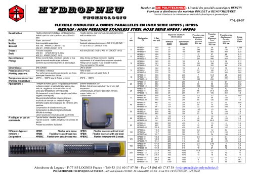 SERIE HPB95 / HPB96