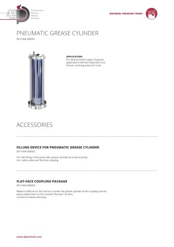 PNEUMATIC GREASE CYLINDER