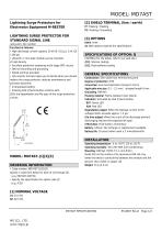 Lightning Surge Protectors for Electronics Equipment M-RESTER