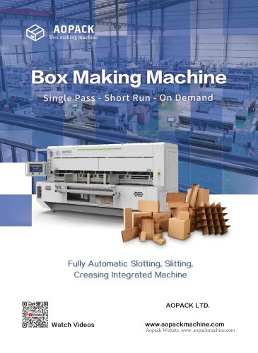 Aopack Corrugated Box Making Machine