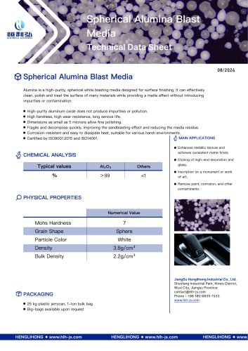 Spherical Alumina Blasting Media