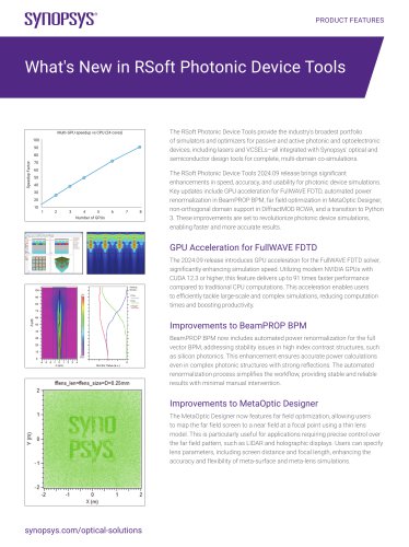 RSoft Photonic Device Tools