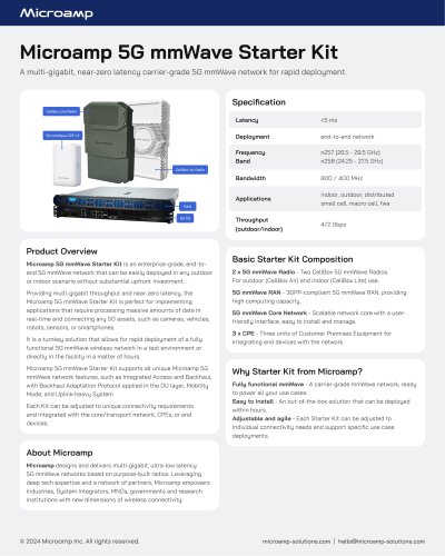 Microamp 5G mmWave Starter Kit 