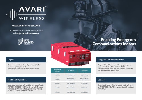 Enabling Emergency Communications Indoors