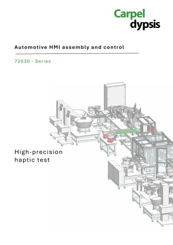 72030 - Automotive HMI assembly and control