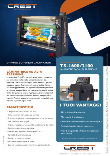 Crest Datasheet TS-1600
