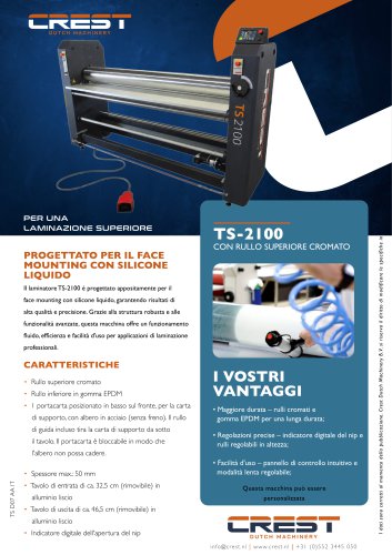 Crest Datsheet TS-2100 Silicone