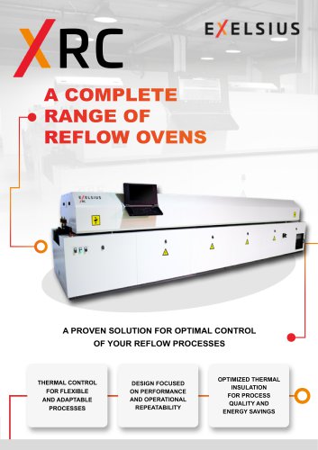 XRC A COMPLETE RANGE OF REFLOW OVENS