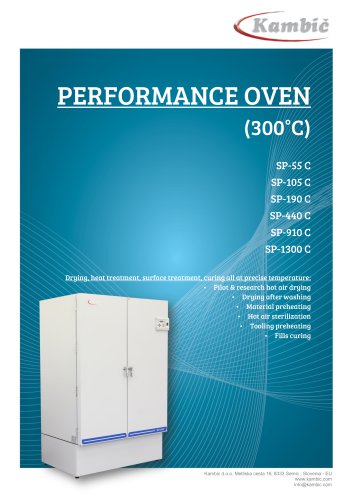 PERFORMANCE OVEN (300°C)