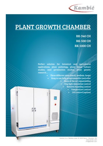 PLANT GROWTH CHAMBER