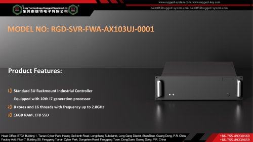 Key Technology Rugged Servers RGD-SVR-FWA-AX103UJ-0001