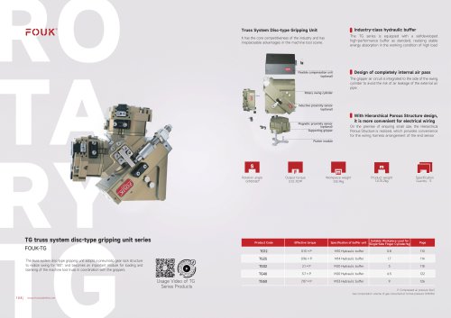 Pneumatic gripping module TG series