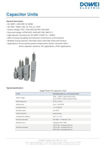 Capacitor Units