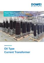 Dowei Electric Oil Type Current Transformer LB6-36,LB7-72.5,LB7-123,LB7-145