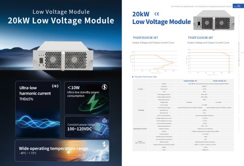 TonHe Technology 20kW Low Voltage Power Module