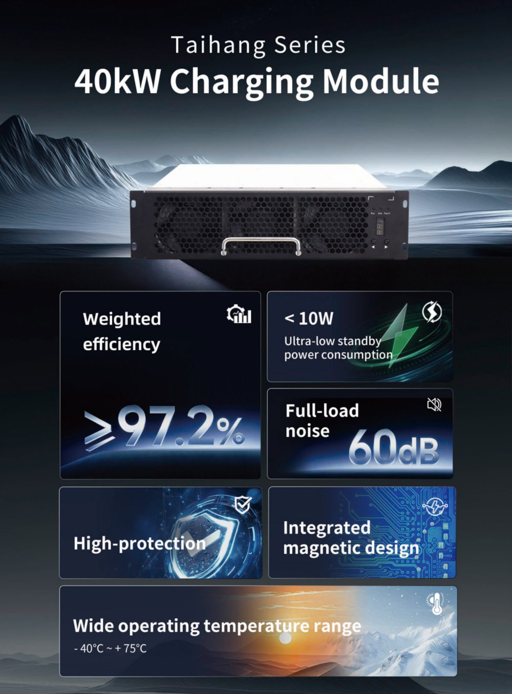 TonHe Technology 40kW TUV CE charging module - Tonhe Technology