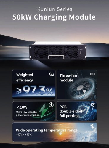 TonHe Technology 50kW TUV CE-certified charging power module