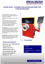 DB 900 IN/UG - DYNAMIC BALANCING MACHINE FOR TYRE RETREADING