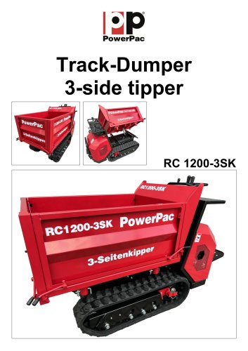 Track-Dumper 3-side tipper