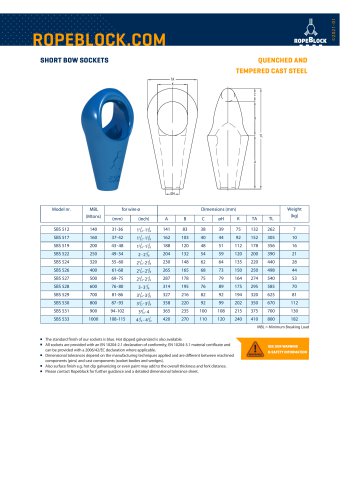 SHORT BOW SOCKETS