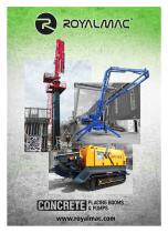 Concrete placing booms & pumps