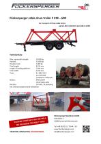 cable drum trailer F 318 – 600