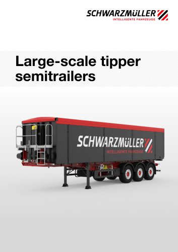 Large-scale tipper semitrailers