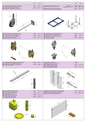 Scaffolding AC 105 TG