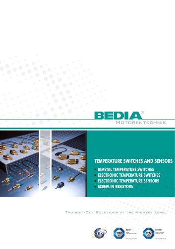 TEMPERATURE SWITCHES AND SENSORS