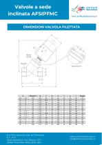 Valvola a sede inclinata AFSIFMC - 4
