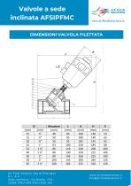 Valvole a sede inclinata AFSIPFMC - 3