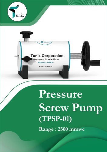 Pressure Screw Pump (TPSP-01)