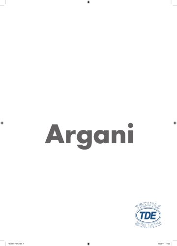 Argani da catalogo