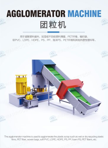 pp film agglomerator machine