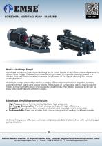 MULTISTAGE PUMP - EKM SERIES