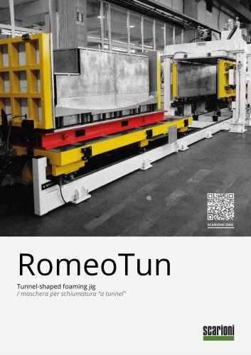 RomeoTun - maschera per schiumatura “a tunnel”