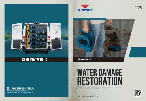 XPOWER Water Damage Catalog 2025