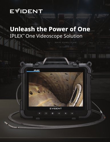 Unleash the Power of One IPLEX&trade; One Videoscope Solution