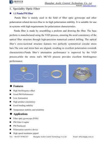 Special Optic Fiber