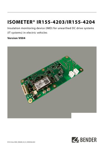 ISOMETER&reg; IR155-4203/IR155-4204