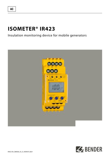 ISOMETER&reg; IR423